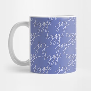 Pattern with handwritten lettering Mug